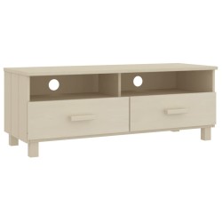 vidaXL Mobile TV HAMAR Miele 106x40x40 cm in Legno Massello di Pino