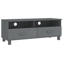 vidaXL Mobile TV HAMAR Grigio Scuro 106x40x40 cm in Legno di Pino