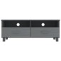 vidaXL Mobile TV HAMAR Grigio Scuro 106x40x40 cm in Legno di Pino vidaXL Mobile TV HAMAR Grigio Scuro 106x40x40 cm in Legno di Pino