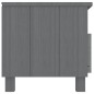 vidaXL Mobile TV HAMAR Grigio Scuro 106x40x40 cm in Legno di Pino vidaXL Mobile TV HAMAR Grigio Scuro 106x40x40 cm in Legno di Pino