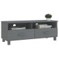 vidaXL Mobile TV HAMAR Grigio Scuro 106x40x40 cm in Legno di Pino vidaXL Mobile TV HAMAR Grigio Scuro 106x40x40 cm in Legno di Pino