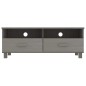vidaXL Mobile Porta TV Grigio Chiaro 106x40x40 cm in Massello di Pino vidaXL Mobile Porta TV Grigio Chiaro 106x40x40 cm in Massello di Pino