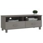 vidaXL Mobile Porta TV Grigio Chiaro 106x40x40 cm in Massello di Pino vidaXL Mobile Porta TV Grigio Chiaro 106x40x40 cm in Massello di Pino