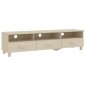 vidaXL Mobile TV HAMAR Miele 158x40x40 cm in Legno Massello di Pino