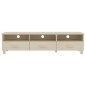 vidaXL Mobile TV HAMAR Miele 158x40x40 cm in Legno Massello di Pino