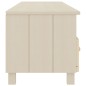vidaXL Mobile TV HAMAR Miele 158x40x40 cm in Legno Massello di Pino