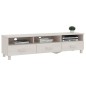 vidaXL Mobile TV HAMAR Bianco 158x40x40 cm in Legno Massello di Pino vidaXL Mobile TV HAMAR Bianco 158x40x40 cm in Legno Massello di Pino