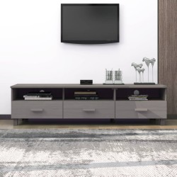 vidaXL Mobile TV HAMAR Grigio Chiaro 158x40x40 cm in Legno di Pino
