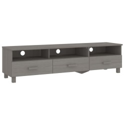 vidaXL Mobile TV HAMAR Grigio Chiaro 158x40x40 cm in Legno di Pino