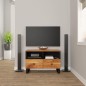 vidaXL Mobile Porta TV 70x33x46 cm in Legno Massello di Acacia vidaXL Mobile Porta TV 70x33x46 cm in Legno Massello di Acacia