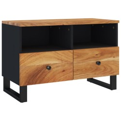 vidaXL Mobile Porta TV 70x33x46 cm in Legno Massello di Acacia