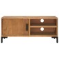 vidaXL Mobile TV Marrone 90x30x40 cm in Legno Massello di Pino vidaXL Mobile TV Marrone 90x30x40 cm in Legno Massello di Pino