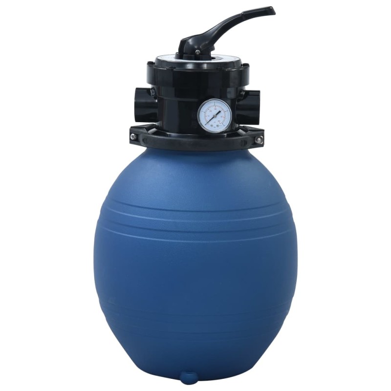 Filtro a Sabbia per Piscine Valvola a 4 Posizioni Blu 300 mm Filtro a Sabbia per Piscine Valvola a 4 Posizioni Blu 300 mm