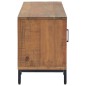 vidaXL Mobile TV Marrone 110x35x48 cm in Legno Massello di Pino vidaXL Mobile TV Marrone 110x35x48 cm in Legno Massello di Pino