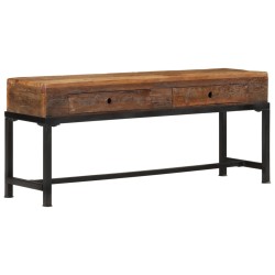 vidaXL Mobile Porta TV 110x30x46 in Legno Massello di Recupero 