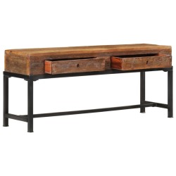 vidaXL Mobile Porta TV 110x30x46 in Legno Massello di Recupero 