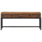 vidaXL Mobile Porta TV 110x30x46 in Legno Massello di Recupero vidaXL Mobile Porta TV 110x30x46 in Legno Massello di Recupero
