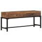 vidaXL Mobile Porta TV 110x30x46 in Legno Massello di Recupero vidaXL Mobile Porta TV 110x30x46 in Legno Massello di Recupero