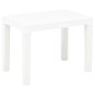 Panchine da Giardino 2 pz Bianco in Plastica Panchine da Giardino 2 pz Bianco in Plastica