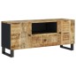 vidaXL Mobile TV 105x33,5x46cm Legno Massello Mango Legno Multistrato vidaXL Mobile TV 105x33,5x46cm Legno Massello Mango Legno Multistrato