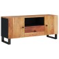 vidaXL Mobile TV 105x33,5x46cm Legno Massello Acacia Legno Multistrato vidaXL Mobile TV 105x33,5x46cm Legno Massello Acacia Legno Multistrato
