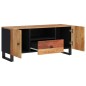 vidaXL Mobile TV 105x33,5x46cm Legno Massello Acacia Legno Multistrato vidaXL Mobile TV 105x33,5x46cm Legno Massello Acacia Legno Multistrato