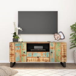 vidaXL Mobile TV 105x33,5x46cm Legno Massello Recupero e Multistrato