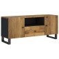 vidaXL Mobile TV 105x33,5x46cm Legno Massello Mango Legno Multistrato vidaXL Mobile TV 105x33,5x46cm Legno Massello Mango Legno Multistrato