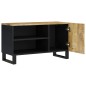 vidaXL Mobile TV 80x33x46cm Legno Massello Mango e Legno Multistrato vidaXL Mobile TV 80x33x46cm Legno Massello Mango e Legno Multistrato