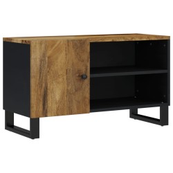 vidaXL Mobile TV 80x33x46cm Legno Massello Mango e Legno Multistrato