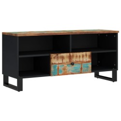 vidaXL Mobile TV 100x33x46cm Legno Massello Recupero Legno Multistrato