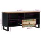 vidaXL Mobile TV 100x33x46cm Legno Massello Recupero Legno Multistrato vidaXL Mobile TV 100x33x46cm Legno Massello Recupero Legno Multistrato