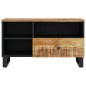 vidaXL Mobile TV 80x33x46cm Legno Massello Mango e Legno Multistrato vidaXL Mobile TV 80x33x46cm Legno Massello Mango e Legno Multistrato