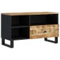 vidaXL Mobile TV 80x33x46cm Legno Massello Mango e Legno Multistrato vidaXL Mobile TV 80x33x46cm Legno Massello Mango e Legno Multistrato