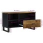 vidaXL Mobile TV 80x33x46cm Legno Massello Mango e Legno Multistrato vidaXL Mobile TV 80x33x46cm Legno Massello Mango e Legno Multistrato
