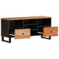 vidaXL Mobile TV 100x33x46cm Legno Massello Acacia e Legno Multistrato vidaXL Mobile TV 100x33x46cm Legno Massello Acacia e Legno Multistrato