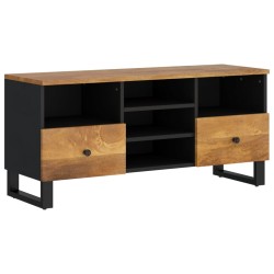 vidaXL Mobile TV 100x33x46cm Legno Massello Mango e Legno Multistrato