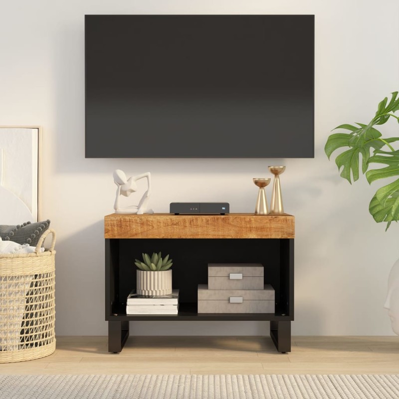 vidaXL Mobile Porta TV 60x33x43,5 cm in Legno Massello di Mango vidaXL Mobile Porta TV 60x33x43,5 cm in Legno Massello di Mango