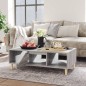 Tavolino da Salotto Grigio Sonoma 103,5x60x35 cm in Truciolato Tavolino da Salotto Grigio Sonoma 103,5x60x35 cm in Truciolato