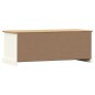 vidaXL Mobile Porta TV VIGO Bianco 106x40x40 cm Legno Massello di Pino