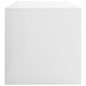 vidaXL Mobile TV Bianco Lucido 120x40x40 cm in Truciolato vidaXL Mobile TV Bianco Lucido 120x40x40 cm in Truciolato