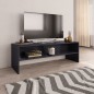 vidaXL Mobile TV Grigio Lucido 120x40x40 cm in Truciolato vidaXL Mobile TV Grigio Lucido 120x40x40 cm in Truciolato