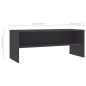 vidaXL Mobile TV Grigio 100x40x40 cm in Truciolato vidaXL Mobile TV Grigio 100x40x40 cm in Truciolato