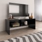 vidaXL Mobile TV Nero Lucido 100x40x40 cm in Truciolato vidaXL Mobile TV Nero Lucido 100x40x40 cm in Truciolato