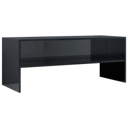 vidaXL Mobile TV Nero Lucido 100x40x40 cm in Truciolato 