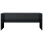 vidaXL Mobile TV Nero Lucido 100x40x40 cm in Truciolato vidaXL Mobile TV Nero Lucido 100x40x40 cm in Truciolato