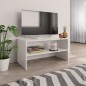 vidaXL Mobile TV Bianco Lucido 80x40x40 cm in Truciolato vidaXL Mobile TV Bianco Lucido 80x40x40 cm in Truciolato