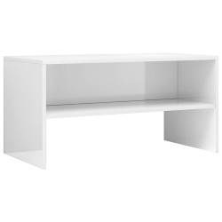 vidaXL Mobile TV Bianco Lucido 80x40x40 cm in Truciolato