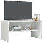 vidaXL Mobile TV Bianco Lucido 80x40x40 cm in Truciolato vidaXL Mobile TV Bianco Lucido 80x40x40 cm in Truciolato