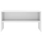 vidaXL Mobile TV Bianco Lucido 80x40x40 cm in Truciolato vidaXL Mobile TV Bianco Lucido 80x40x40 cm in Truciolato